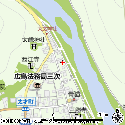 広島県三次市三次町1130周辺の地図