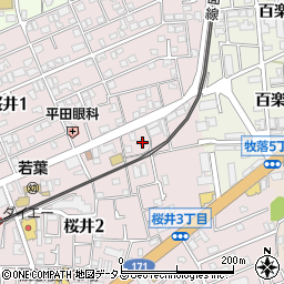 サニー・プレース桜井周辺の地図
