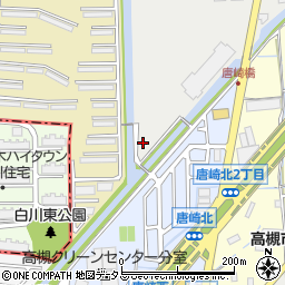 大阪府高槻市芝生町4丁目8周辺の地図