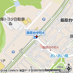 藤原台中町４周辺の地図