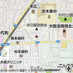 サンピア茨木周辺の地図