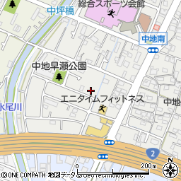 兵庫県姫路市中地688周辺の地図