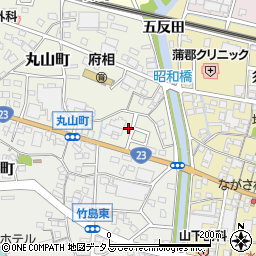 愛知県蒲郡市丸山町4周辺の地図