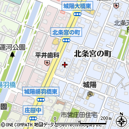 兵庫県姫路市北条宮の町231周辺の地図