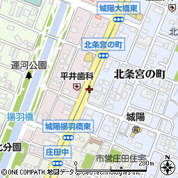 庄田北口周辺の地図
