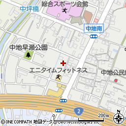 兵庫県姫路市中地217周辺の地図