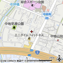 兵庫県姫路市中地217周辺の地図