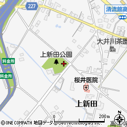 上新田公園トイレ周辺の地図