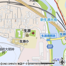 生瀬皇太神社周辺の地図