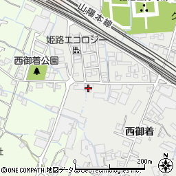 兵庫県姫路市御国野町西御着586周辺の地図