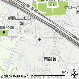 兵庫県姫路市御国野町西御着582周辺の地図