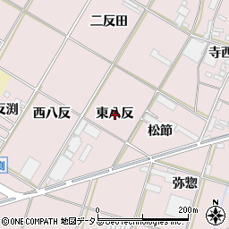 愛知県西尾市一色町池田東八反周辺の地図
