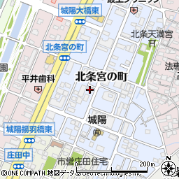 兵庫県姫路市北条宮の町220周辺の地図