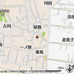 愛知県西尾市一色町治明屋敷248周辺の地図