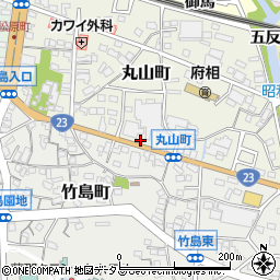 西浦自転車店周辺の地図