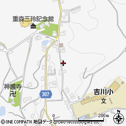 岡山県加賀郡吉備中央町吉川3937-6周辺の地図