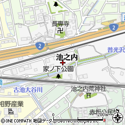 兵庫県相生市池之内524周辺の地図