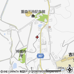 岡山県加賀郡吉備中央町吉川1172周辺の地図