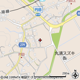 静岡県周智郡森町円田1374周辺の地図