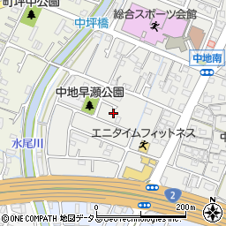 兵庫県姫路市中地693周辺の地図