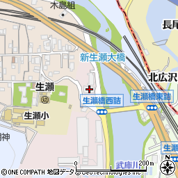 兵庫県西宮市生瀬武庫川町1-5周辺の地図