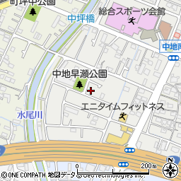 兵庫県姫路市中地696周辺の地図