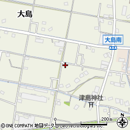 静岡県焼津市大島1615周辺の地図