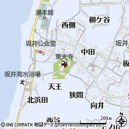 愛知県常滑市坂井天王甲周辺の地図