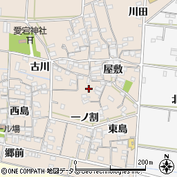 愛知県西尾市一色町治明屋敷270周辺の地図
