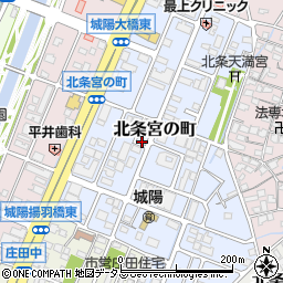 兵庫県姫路市北条宮の町225周辺の地図