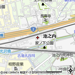 兵庫県相生市池之内1020周辺の地図