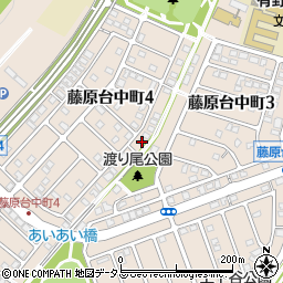 兵庫県神戸市北区藤原台中町周辺の地図