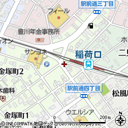 Ａｍｉｔｙ豊川店周辺の地図