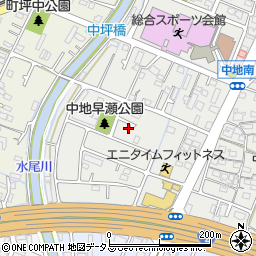 兵庫県姫路市中地526-10周辺の地図