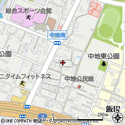 兵庫県姫路市中地294周辺の地図
