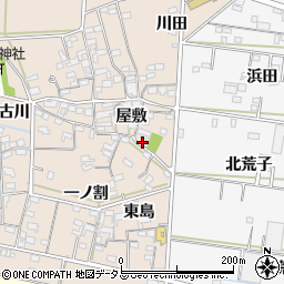 愛知県西尾市一色町治明屋敷232周辺の地図