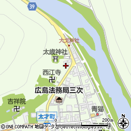 広島県三次市三次町1109周辺の地図