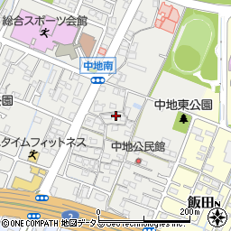 兵庫県姫路市中地295-2周辺の地図