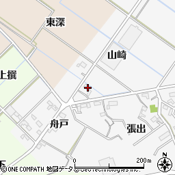 愛知県西尾市吉良町友国山崎29周辺の地図