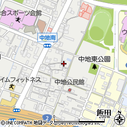 兵庫県姫路市中地299周辺の地図