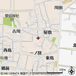 愛知県西尾市一色町治明屋敷271周辺の地図