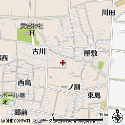 愛知県西尾市一色町治明屋敷273周辺の地図