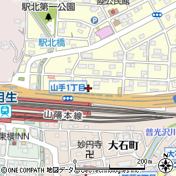 兵庫県相生市山手1丁目148周辺の地図