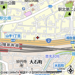 兵庫県相生市山手1丁目222周辺の地図