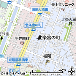 兵庫県姫路市北条宮の町241周辺の地図