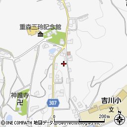 岡山県加賀郡吉備中央町吉川1162周辺の地図