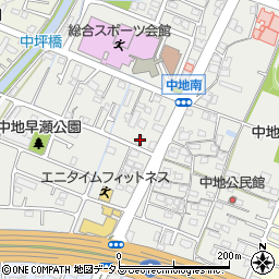 兵庫県姫路市中地271周辺の地図