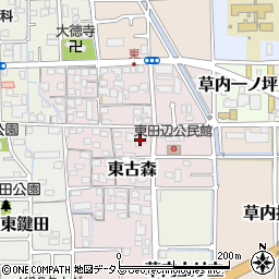 ロイヤルコート京田辺周辺の地図