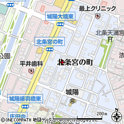 兵庫県姫路市北条宮の町213周辺の地図