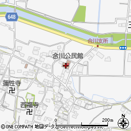 鈴鹿市役所公民館　合川公民館周辺の地図